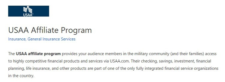 USAA Affiliate Program