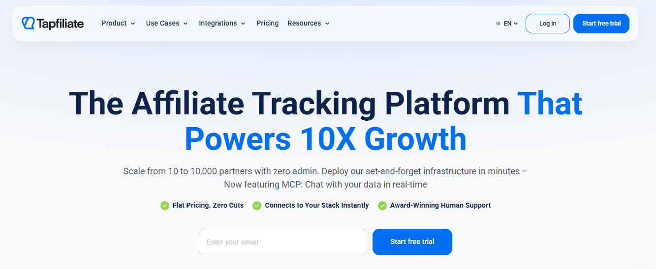Tapfiliate: Flat-fee Software for Teams That Want Control
