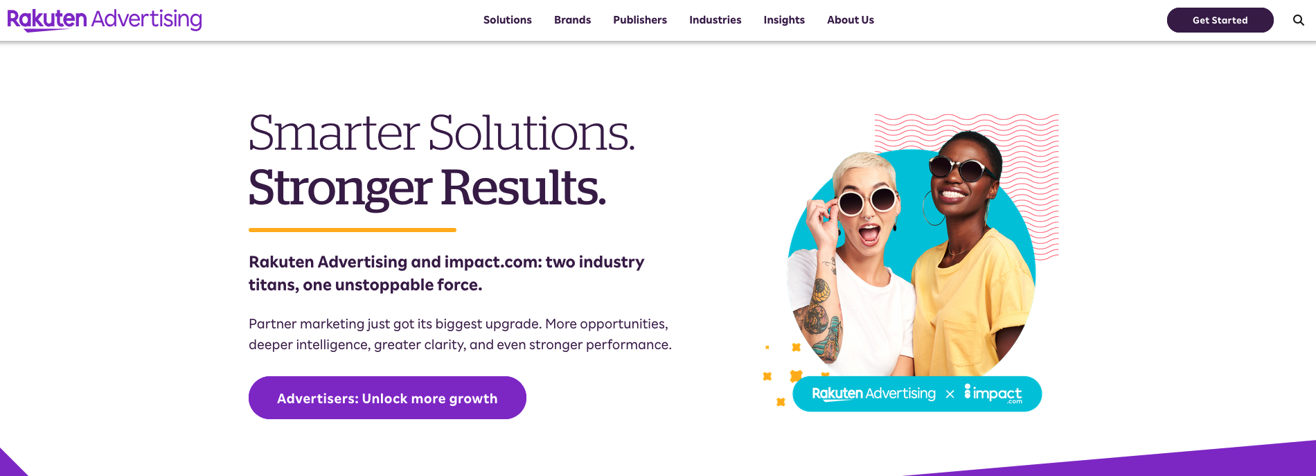 Rakuten Advertising website